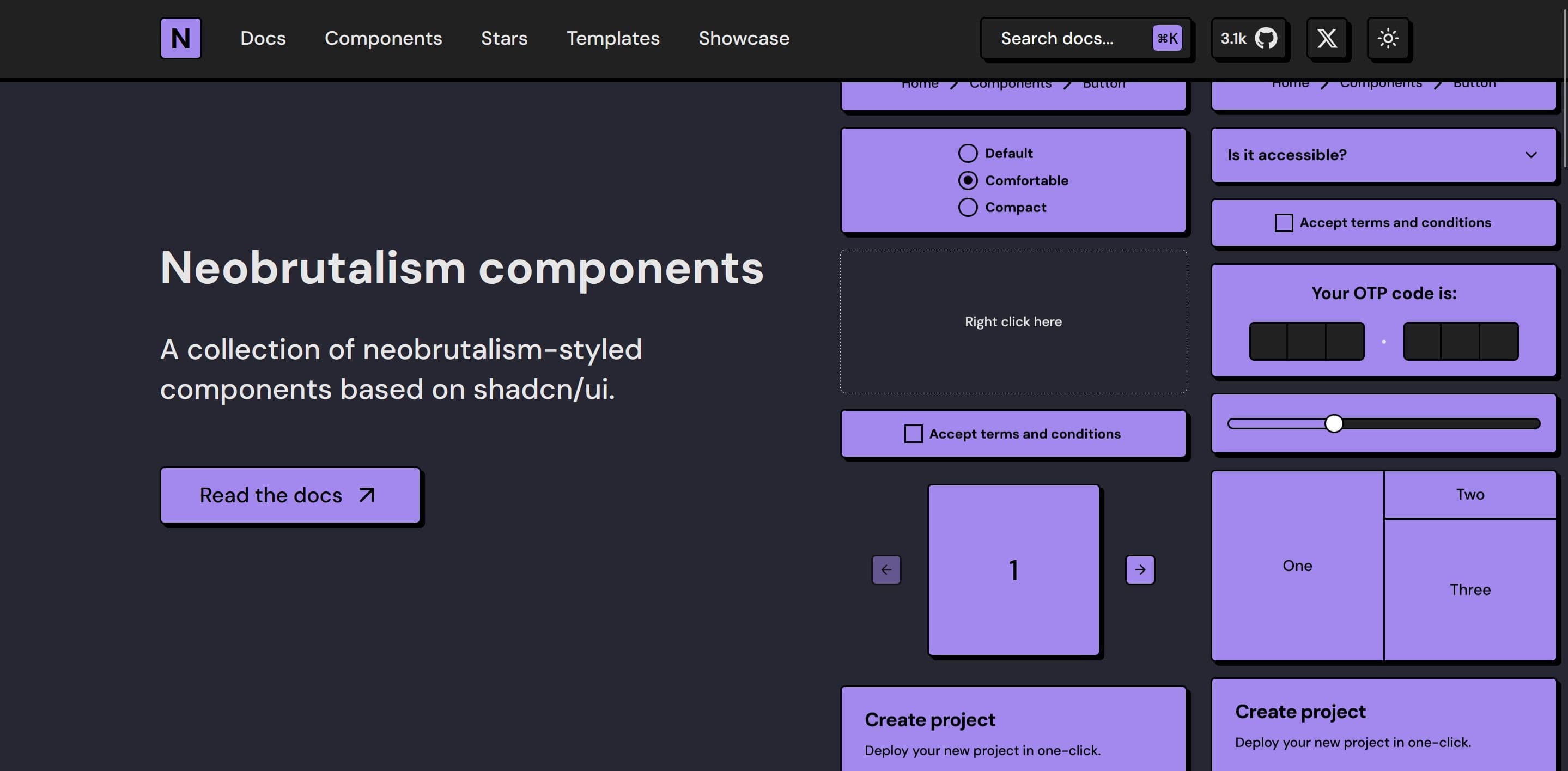 neobrutalism.dev website